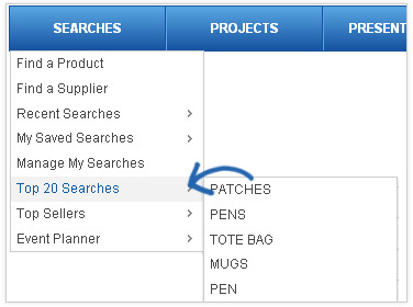 espweb top sellers top searches and event planner