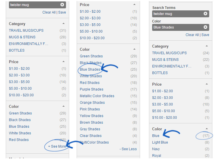 espweb narrowing results