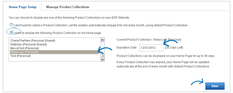 espwebsites product collections