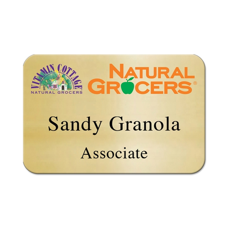badge for retail store merchandise