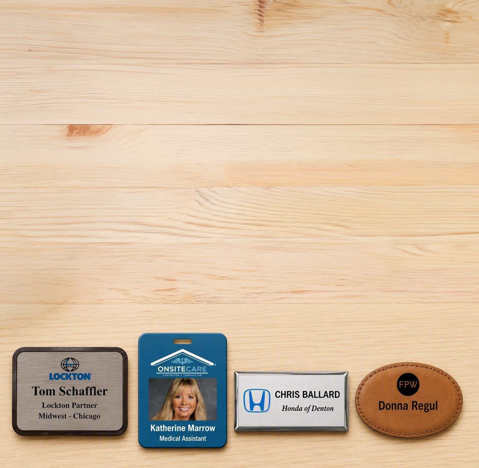 No-Stress Name Badge Sales